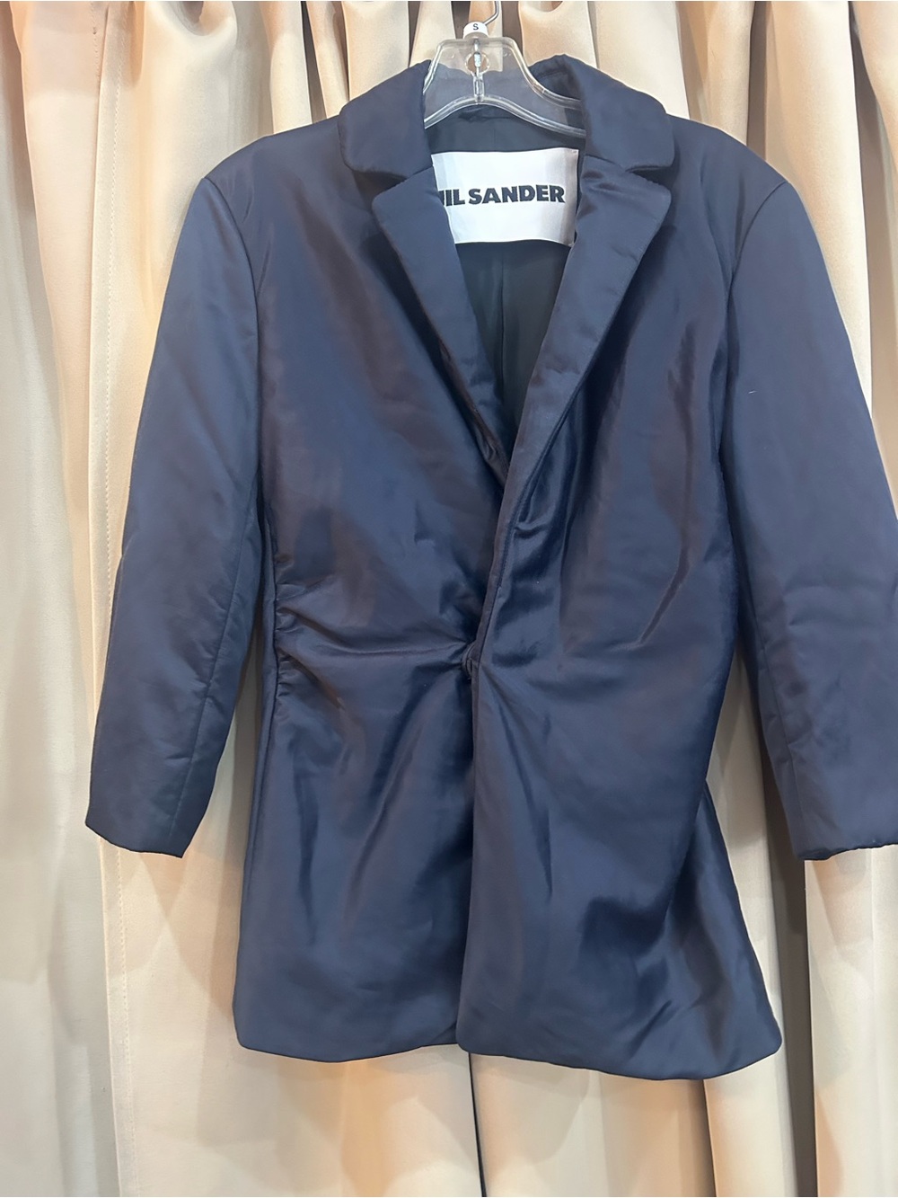 Jil Sander Midnight Blue Single-Breasted Blazer
